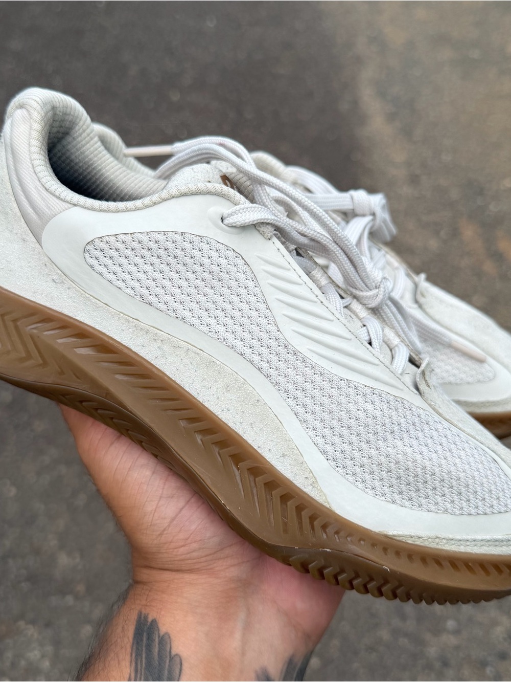R.A.D One V1 White Gum CrossFit Gym Training Shoes 0223-ONESA-110 6M/7.5W *READ*